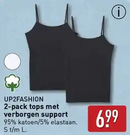 ALDI Up2fashion Tops met Verborgen Support aanbieding