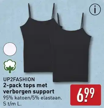 ALDI Up2fashion Tops met Verborgen Support aanbieding