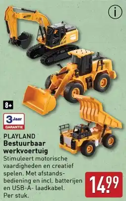 ALDI Playland Bestuurbaar werkvoertuig aanbieding
