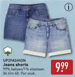 ALDI Up2fashion Jeans Shorts aanbieding