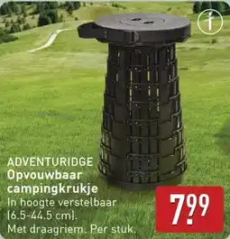ALDI Adventuridge Opvouwbaar Campingkrukje aanbieding