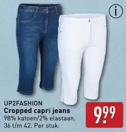 ALDI Up2Fashion Cropped Capri Jeans aanbieding