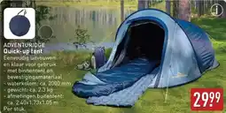 ALDI Adventuridge Quick-up Tent aanbieding
