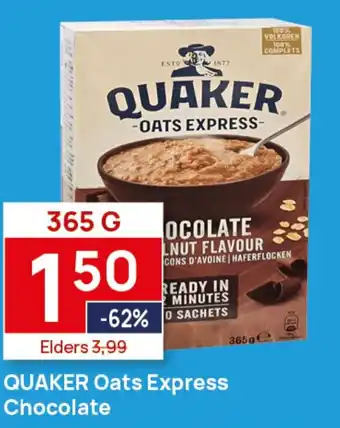 Butlon QUAKER Oats Express Chocolate aanbieding