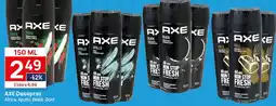 Butlon AXE Deospray aanbieding
