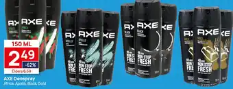 Butlon AXE Deospray aanbieding