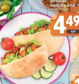 Dagwinkel Versuniek kipdij shoarma aanbieding