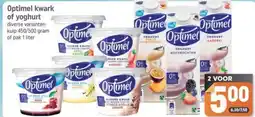 Dagwinkel Optimel kwark of yoghurt aanbieding
