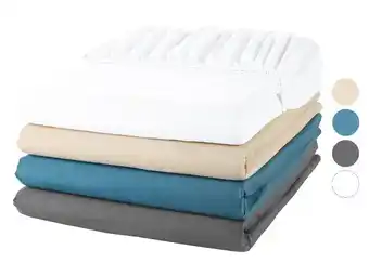 Lidl LIVARNO home Satijnen hoeslaken 180-200 x 200 cm aanbieding