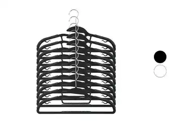 Lidl LIVARNO home 10 kledinghangers aanbieding
