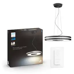 Bol.com Philips Hue Being hanglamp - warm tot koelwit licht - zwart - 1 dimmer switch aanbieding