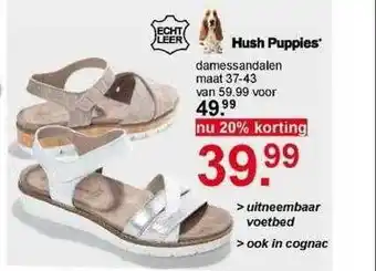 Scapino Hush Puppies Damessandalen 20% Korting aanbieding