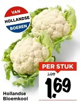 Vomar Voordeelmarkt Hollandse Bloemkool aanbieding