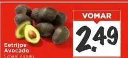 Vomar Voordeelmarkt Eetrijpe Avocado aanbieding