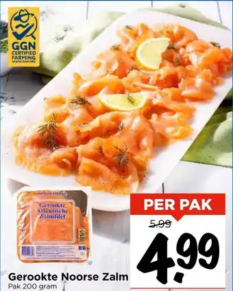 Vomar Voordeelmarkt Gerookte Noorse Zalm aanbieding