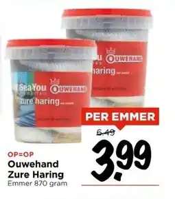 Vomar Voordeelmarkt Ouwehand Zure Haring Emmer aanbieding
