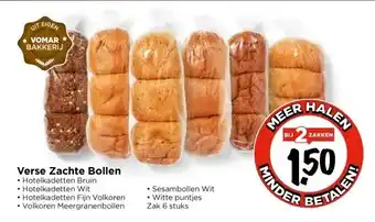Vomar Voordeelmarkt Verse Zachte Bollen aanbieding