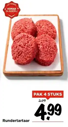 Vomar Voordeelmarkt Rundertartaar aanbieding