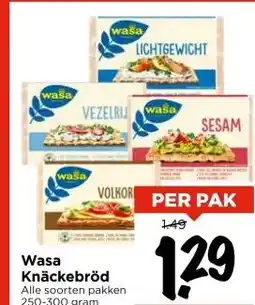 Vomar Voordeelmarkt Wasa Knäckebröd aanbieding