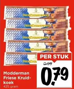 Vomar Voordeelmarkt Modderman Friese Kruid- koek aanbieding