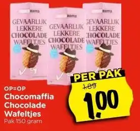 Vomar Voordeelmarkt Chocomaffia Chocolade Wafeltjes aanbieding