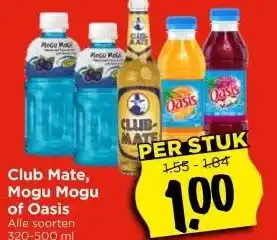 Vomar Voordeelmarkt Club Mate, Mogu Mogu of Oasis aanbieding