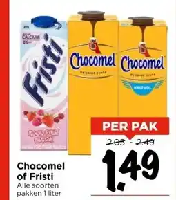 Vomar Voordeelmarkt Chocomel of Fristi aanbieding
