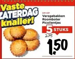 Vomar Voordeelmarkt Versgebakken Roomboter Picolientjes aanbieding