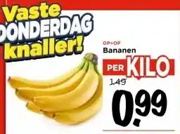 Vomar Voordeelmarkt Bananen aanbieding