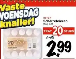 Vomar Voordeelmarkt Scharreleieren aanbieding