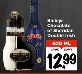 Vomar Voordeelmarkt Baileys Chocolate of Sheridan Double Irish aanbieding