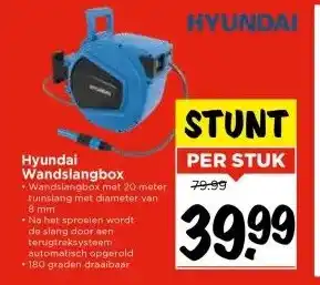 Vomar Voordeelmarkt Hyundai Wandslangbox aanbieding