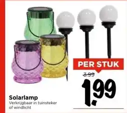 Vomar Voordeelmarkt Solarlamp aanbieding