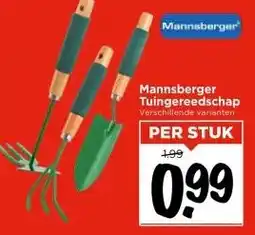Vomar Voordeelmarkt Mannsberger Tuingereedschap aanbieding