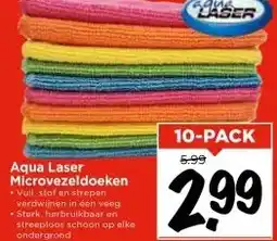 Vomar Voordeelmarkt Aqua Laser Microvezeldoeken aanbieding