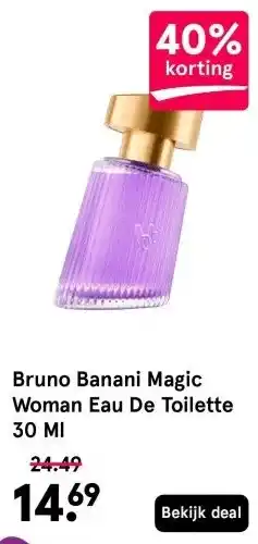 Etos Bruno Banani Magic Woman Eau De Toilette 30 Ml aanbieding