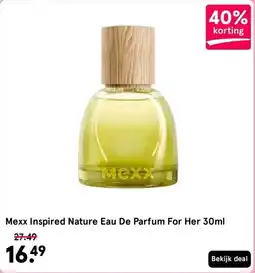 Etos Mexx Inspired Nature Eau De Parfum For Her 30ml aanbieding