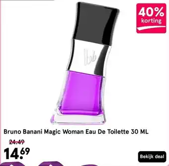 Etos Bruno Banani Magic Woman Eau De Toilette 30 ML aanbieding