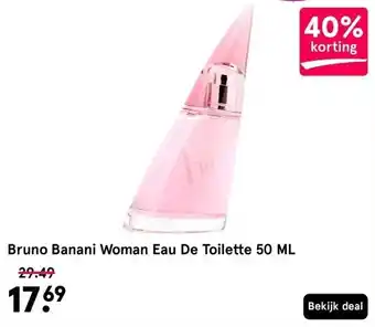 Etos Bruno Banani Woman Eau De Toilette 50 ML aanbieding