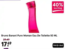 Etos Bruno Banani Pure Woman Eau De Toilette 50 ML aanbieding
