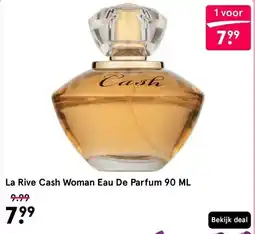 Etos La Rive Cash Woman Eau De Parfum 90 ML aanbieding