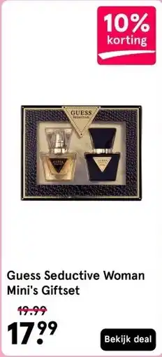 Etos Guess Seductive Woman Mini's Giftset aanbieding