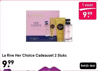 Etos La Rive Her Choice Cadeauset 2 Stuks aanbieding