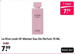 Etos La Rive Look Of Woman Eau De Parfum 75 ML aanbieding