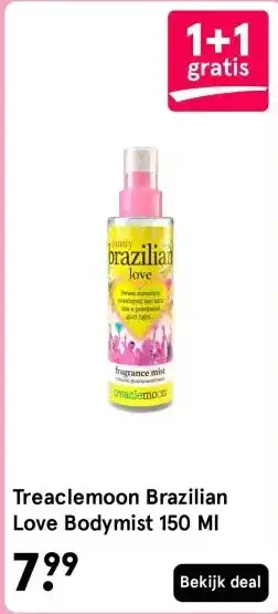Etos Treaclemoon Brazilian Love Bodymist 150 Ml aanbieding