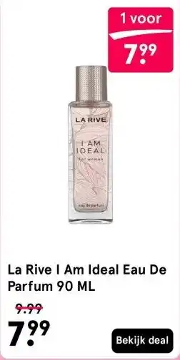Etos La Rive I Am Ideal Eau De Parfum 90 ML aanbieding