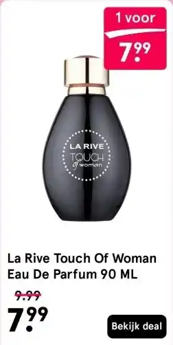Etos La Rive Touch Of Woman Eau De Parfum 90 ML aanbieding
