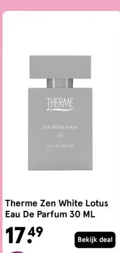 Etos Therme Zen White Lotus Eau De Parfum 30 ML aanbieding
