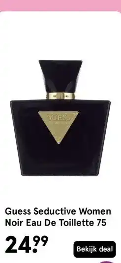 Etos Guess Seductive Women Noir Eau De Toillette 75 aanbieding
