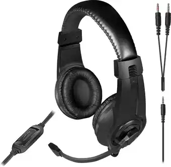 Bol.com Speedlink LEGATOS - Stereo Gaming Headset - Zwart - PS5 PS4 Xbox Series X|S Switch & PC aanbieding